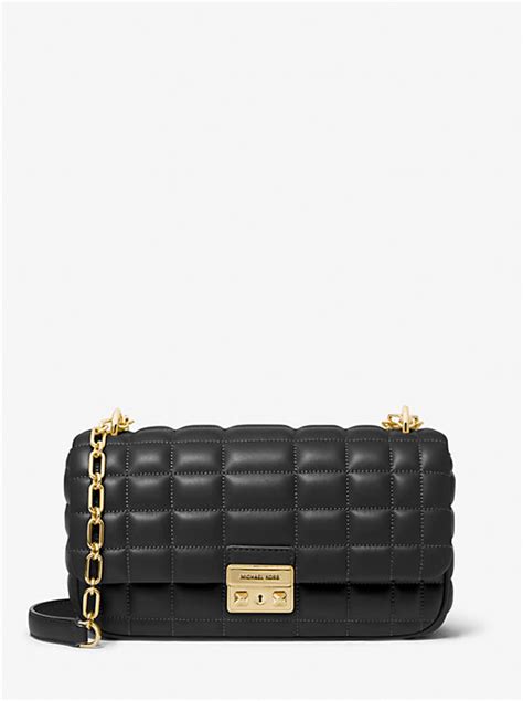 michael michael kors tribeca large quilted leather shoulder bag|tribeca large shoulder bag.